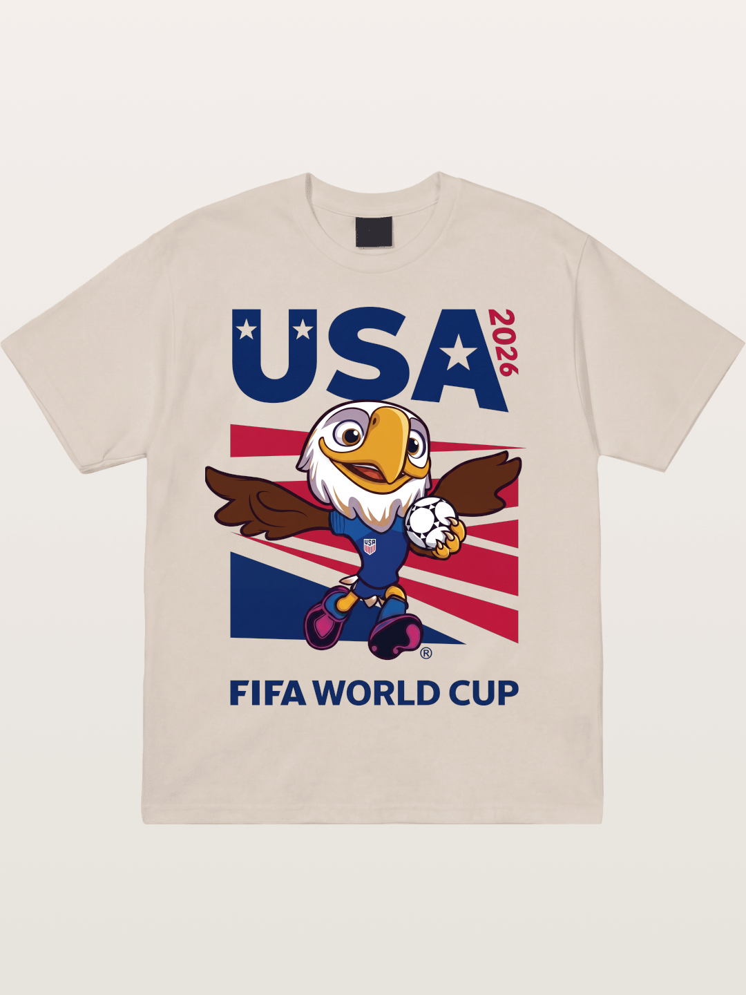 USA Eagle Mascot World Cup Cotton T-shirt