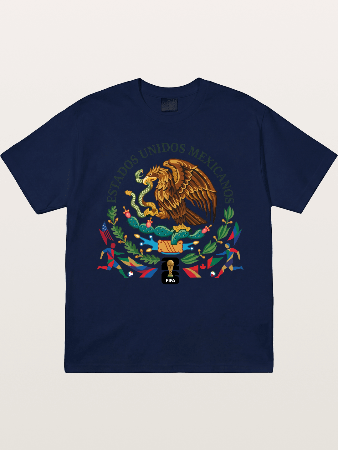 Mexican Eagle World Cup Art Gildan T-shirt