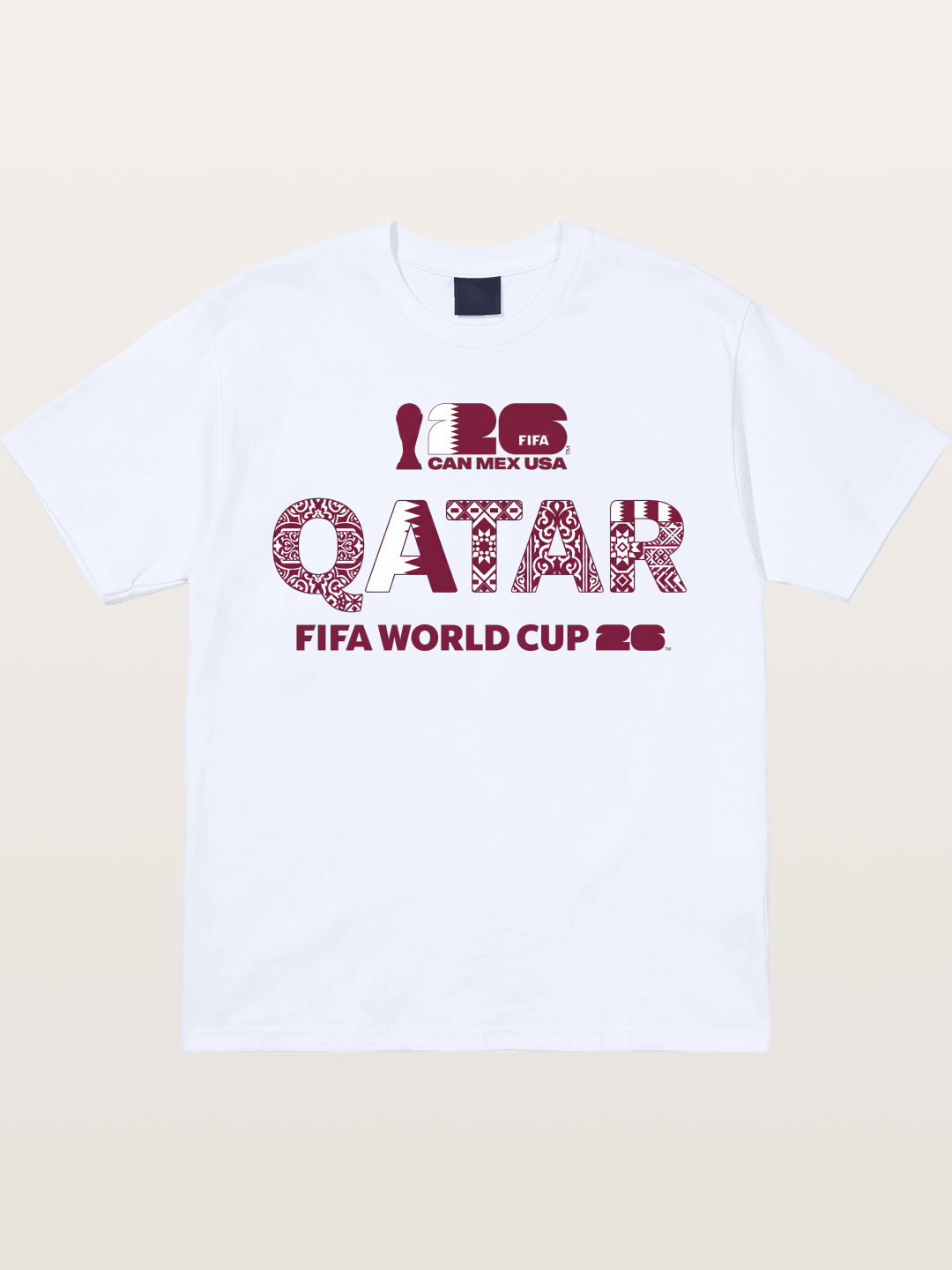 Qatar 2026 Geometric Ornament Art Gildan T-shirt