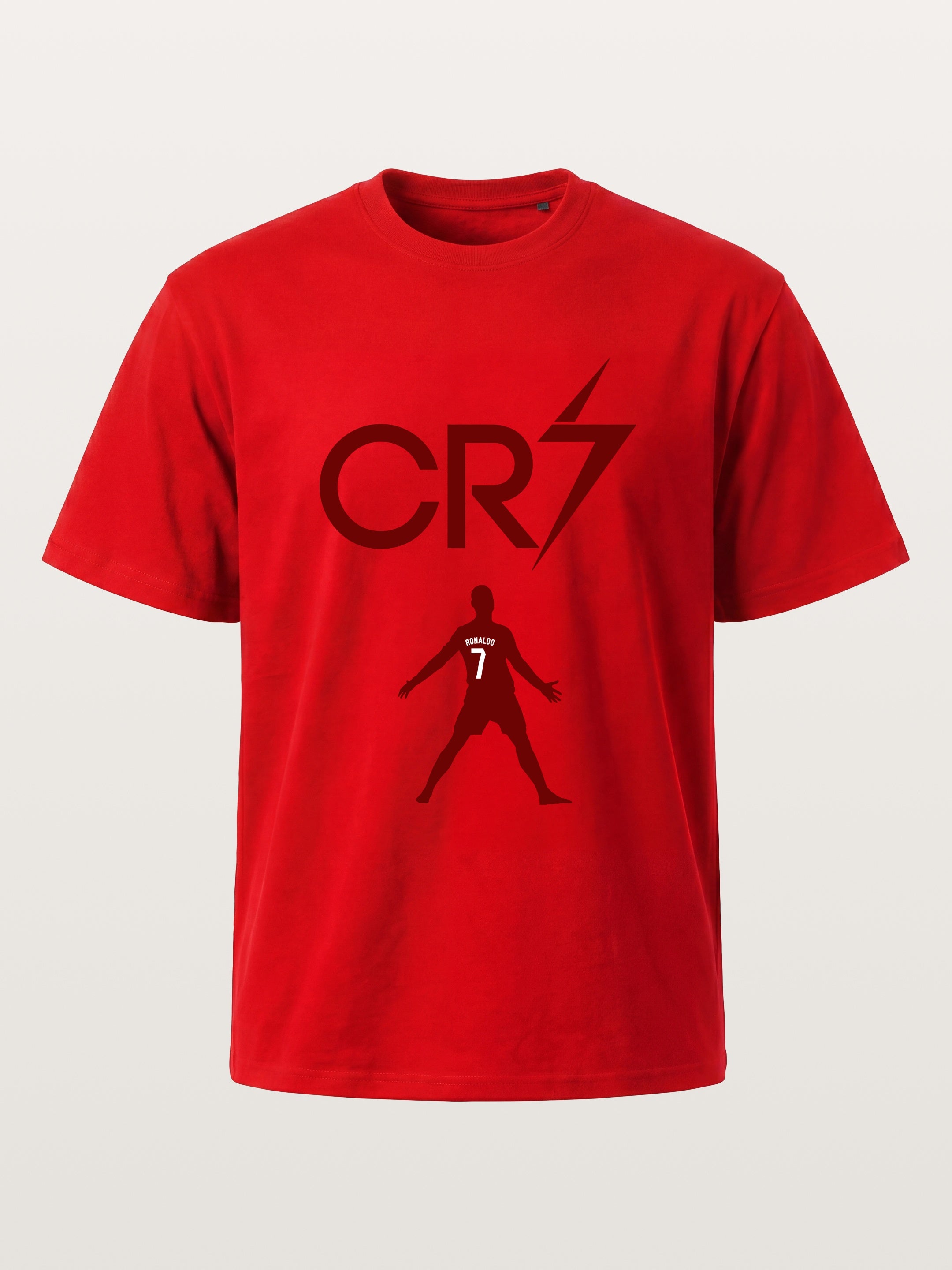 CR7 Initials And Player Silhouette Cotton T-shirt