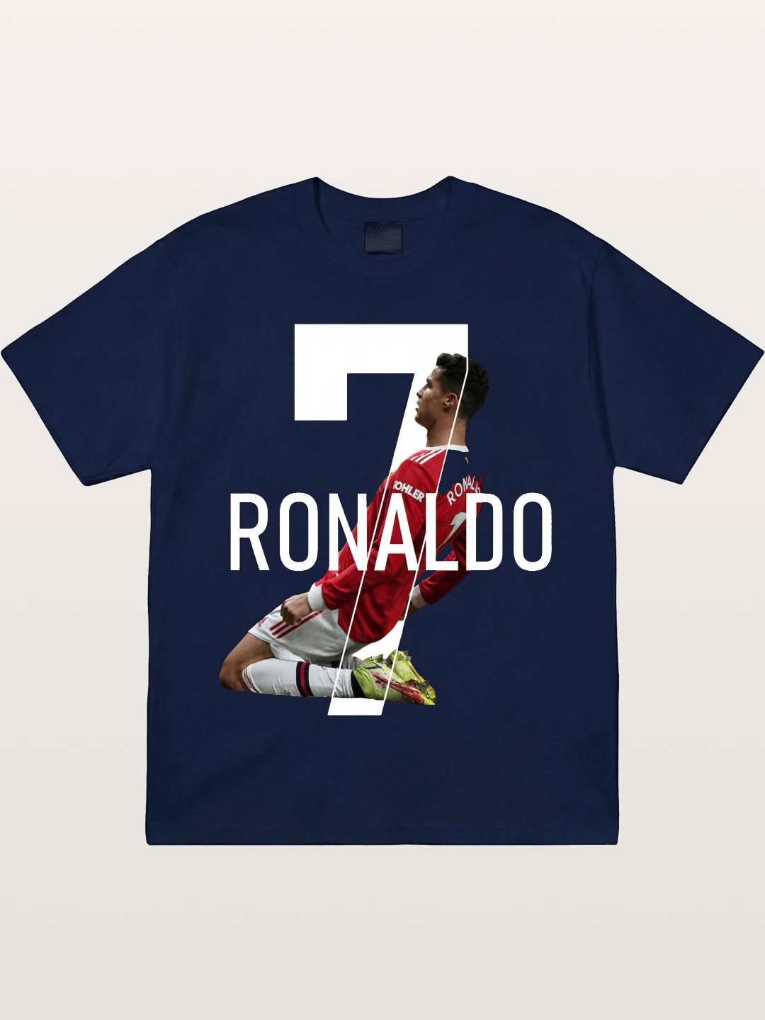 Ronaldo Red Jersey Celebration Pose Gildan T-shirt