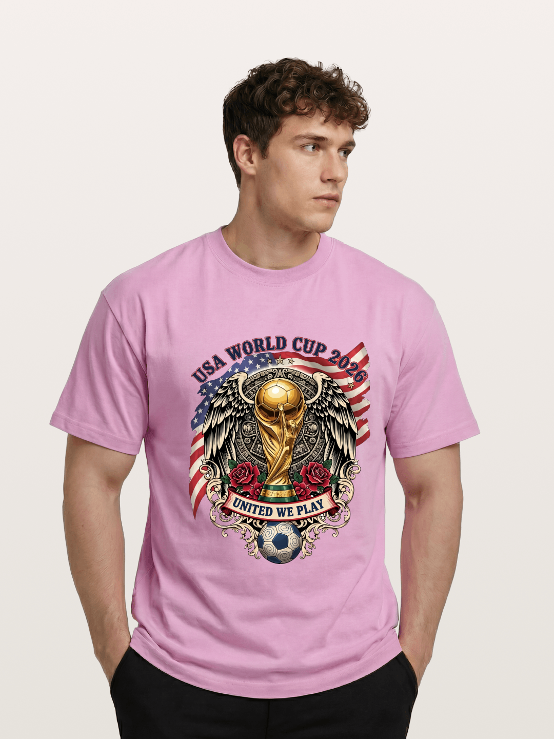 USA 2026 Winged World Cup Trophy Gildan T-shirt
