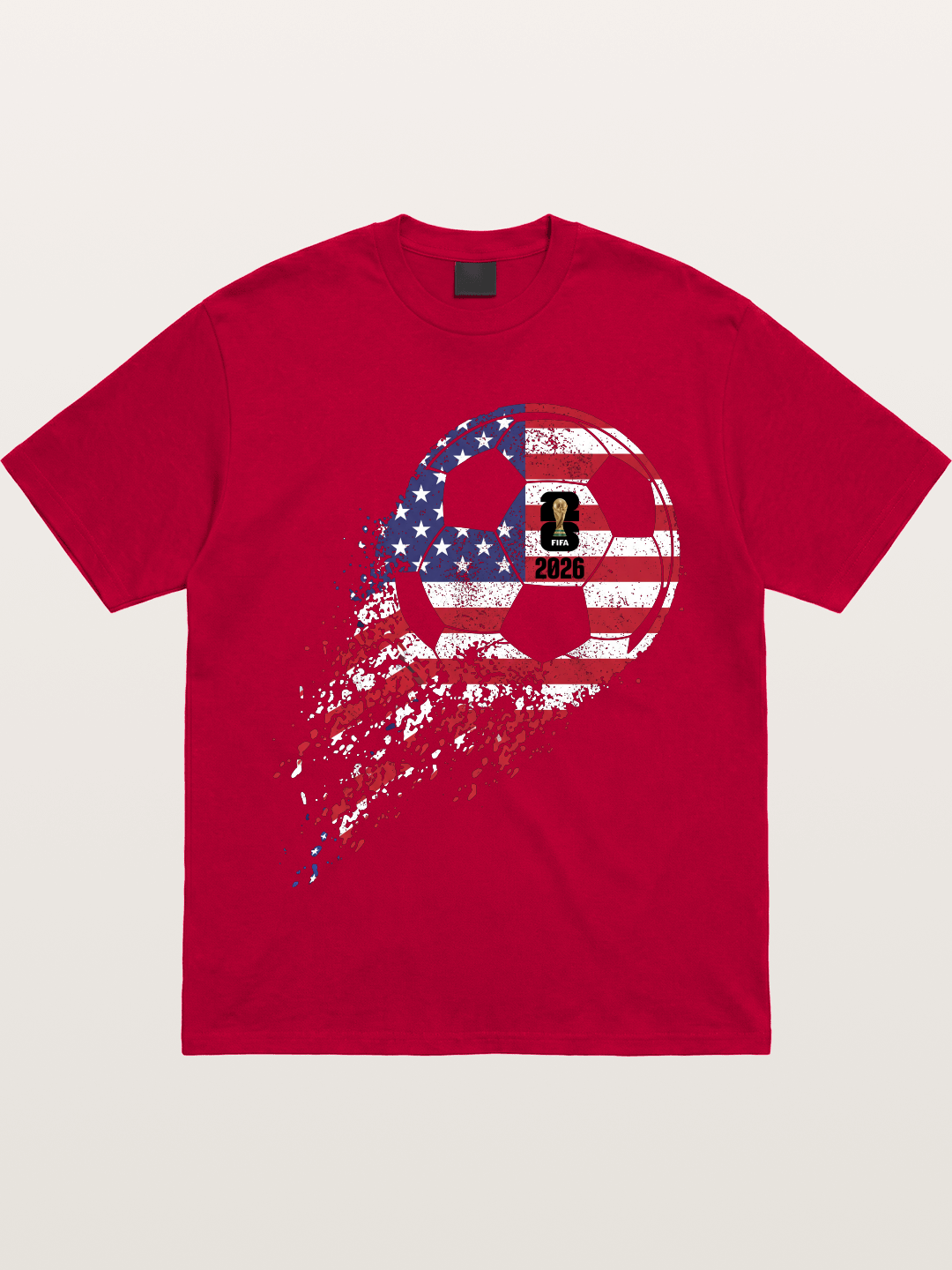 American Flag WC 2026 Ball Gildan T-shirt