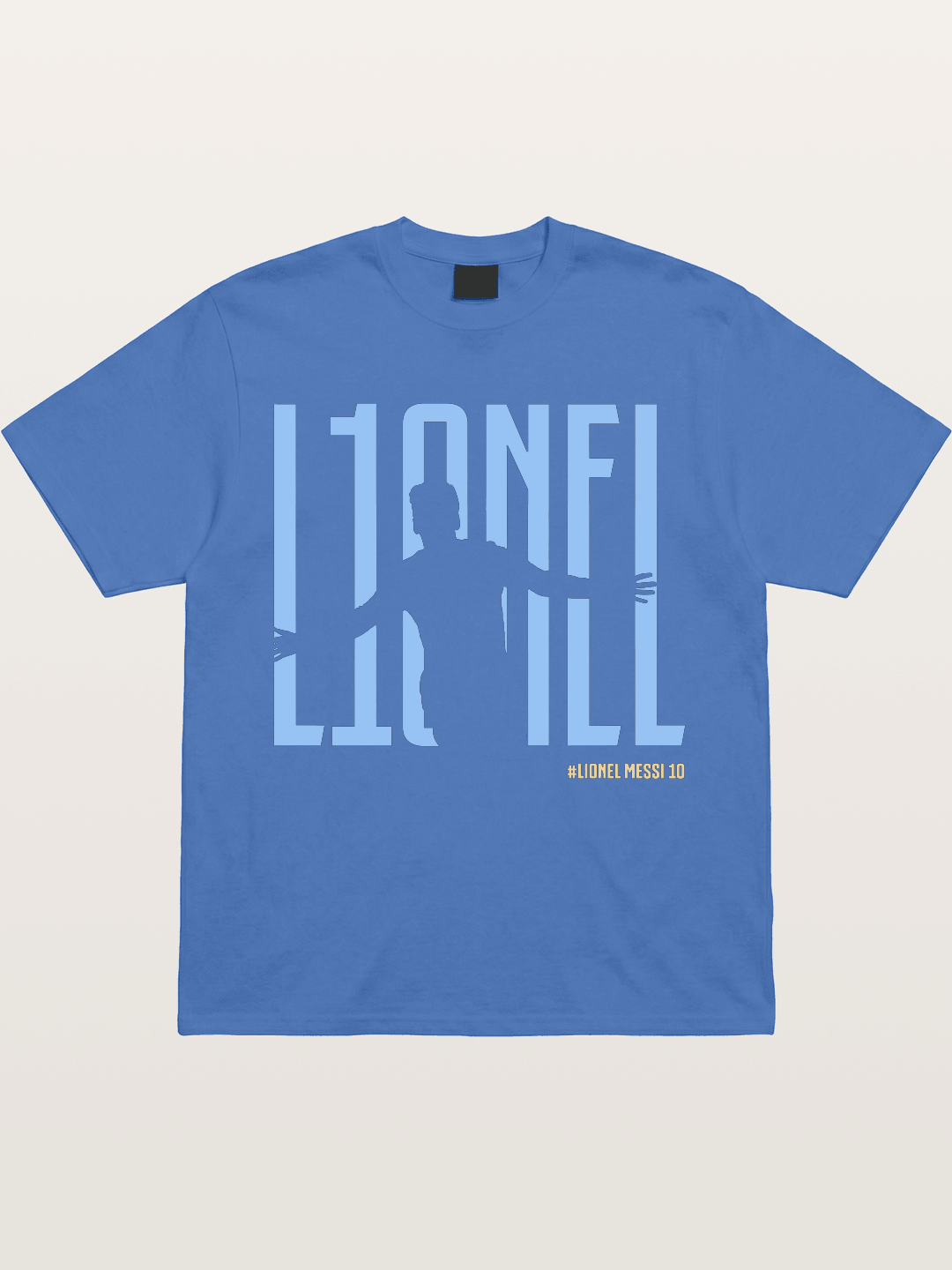 Lionel Messi Celebration Silhouette Gildan T-shirt