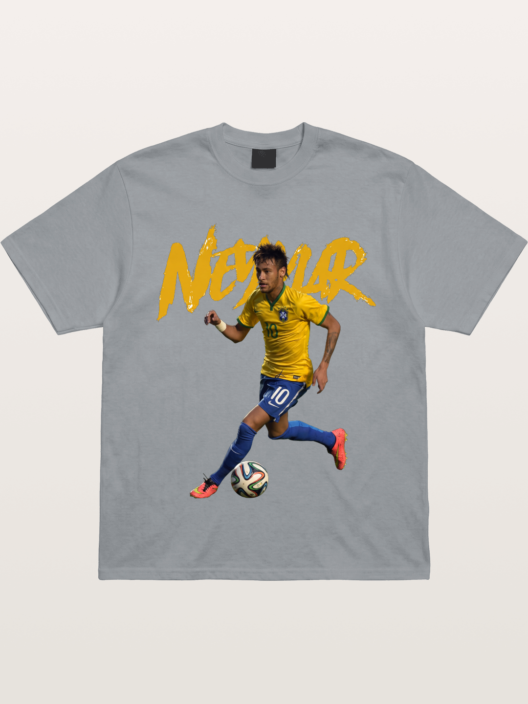 Neymar Brazil Brushstroke Art Gildan T-shirt