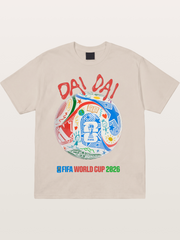 FIFA World Cup 2026 Doodle Soccer Ball Cotton T-shirt