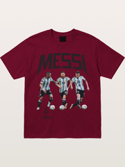 Messi Argentina Trio Soccer Players Gildan T-shirt