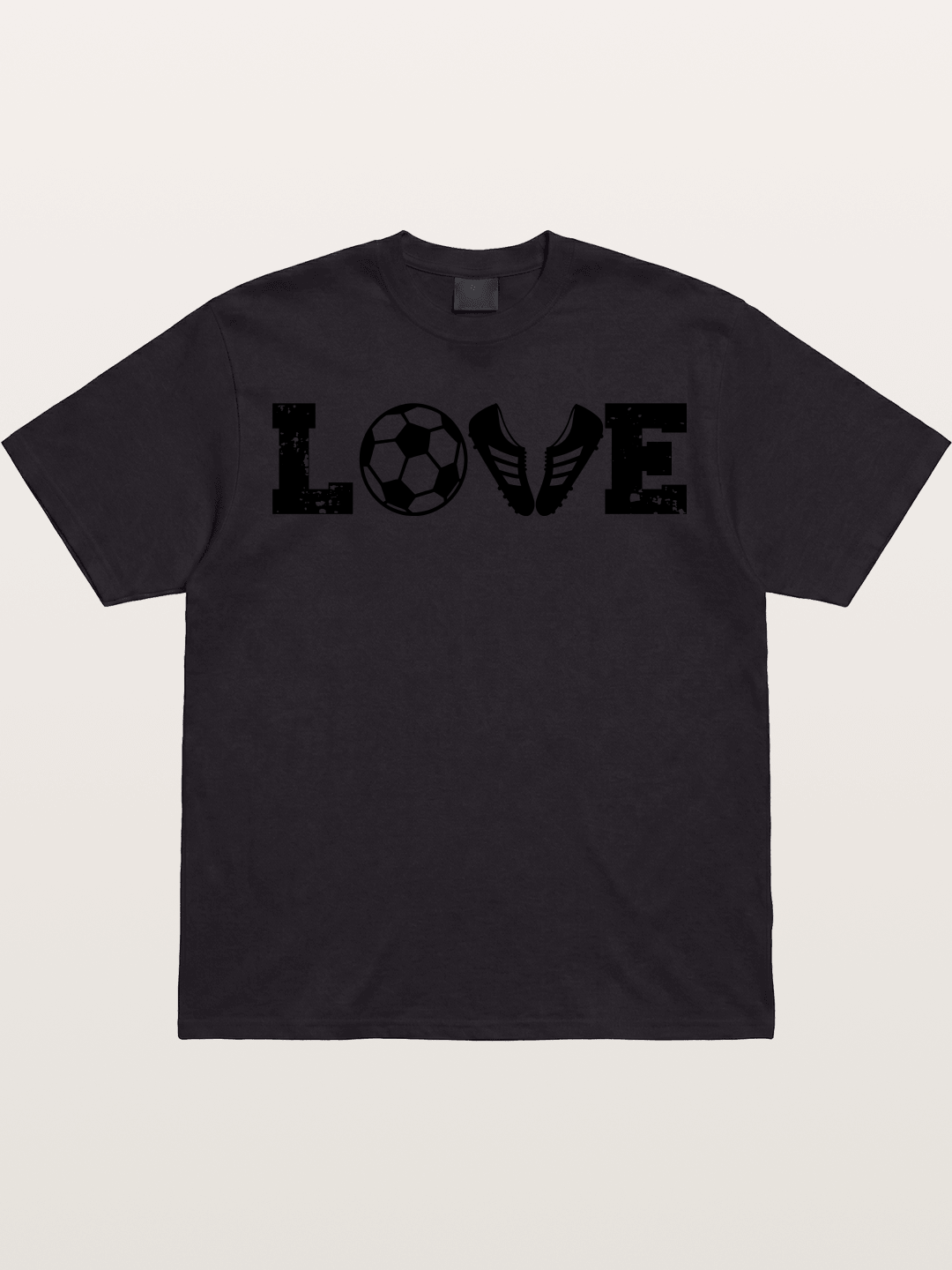 Soccer Love Wordmark With Cleats Gildan T-shirt