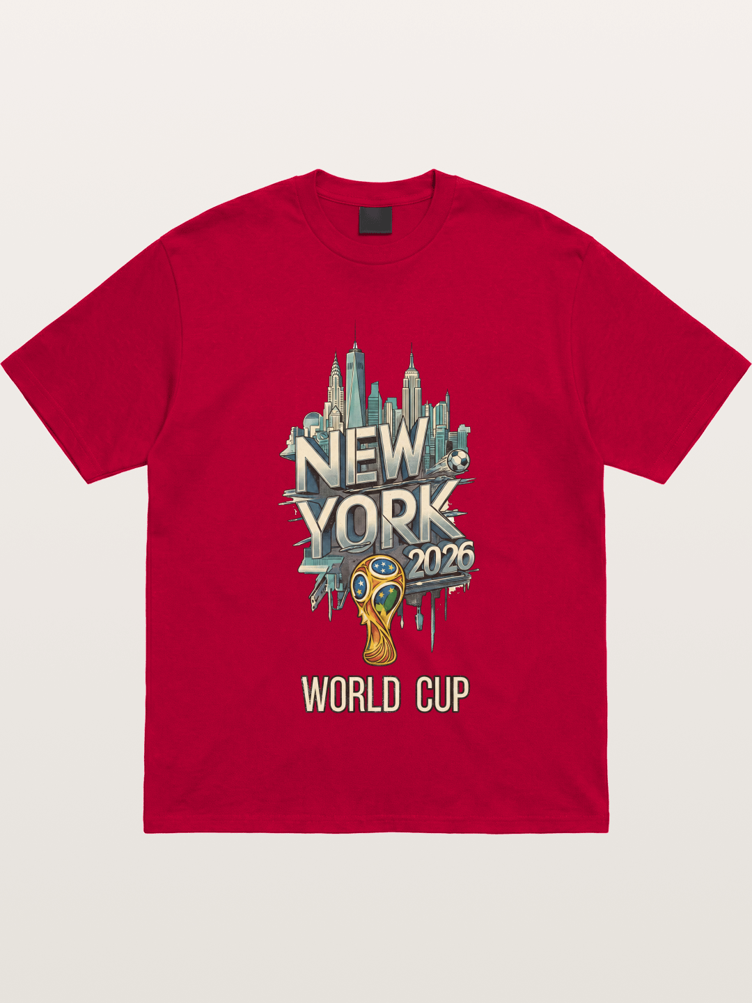 NYC World Cup 2026 Emblem Gildan T-shirt