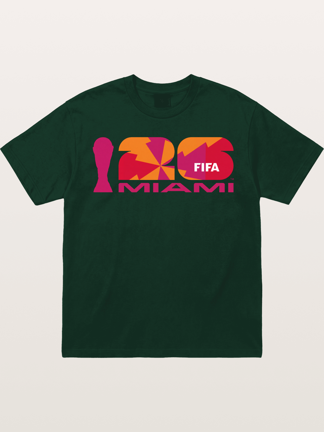 Miami WC 2026 Colorful Geometric Logo Gildan T-shirt
