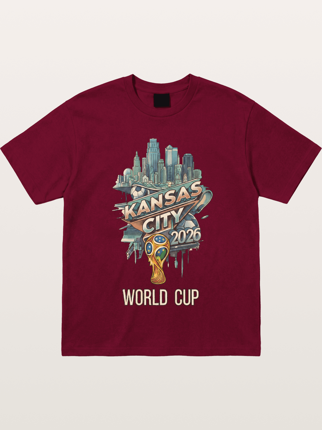 KC World Cup 2026 Emblem Gildan T-shirt