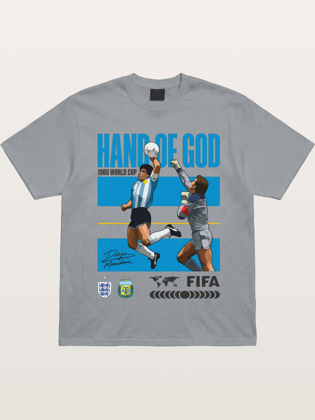Hand of God 1986 WC Art Gildan T-shirt