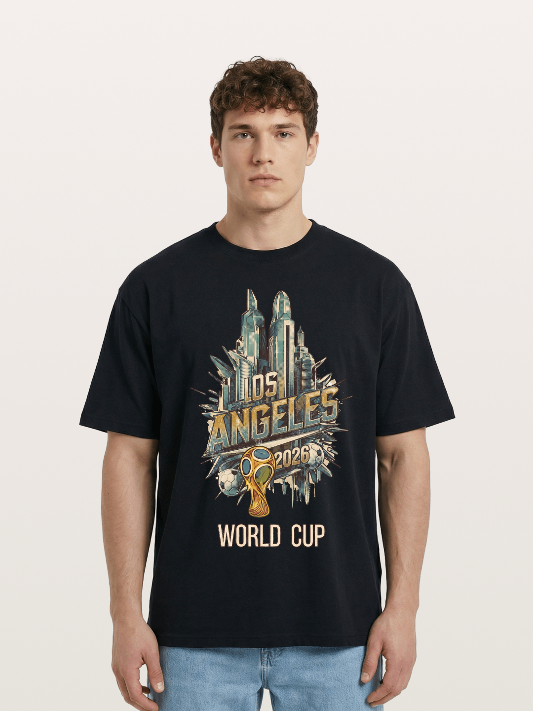 LA World Cup 2026 Emblem Cotton T-shirt