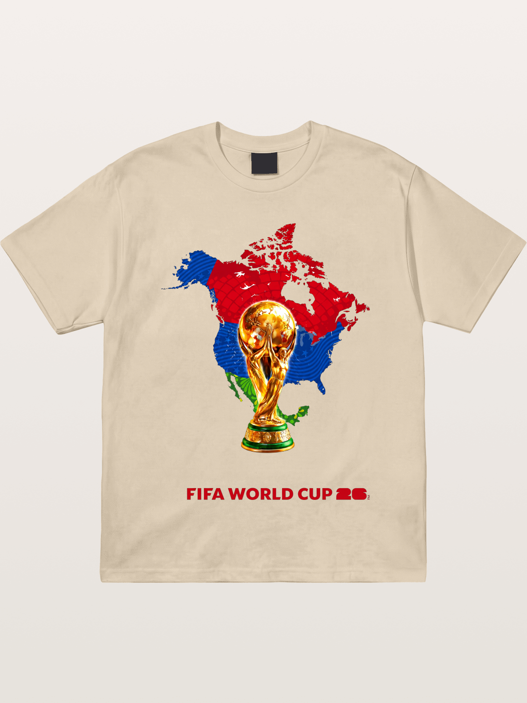 World Cup Trophy & Americas Map Gildan T-shirt