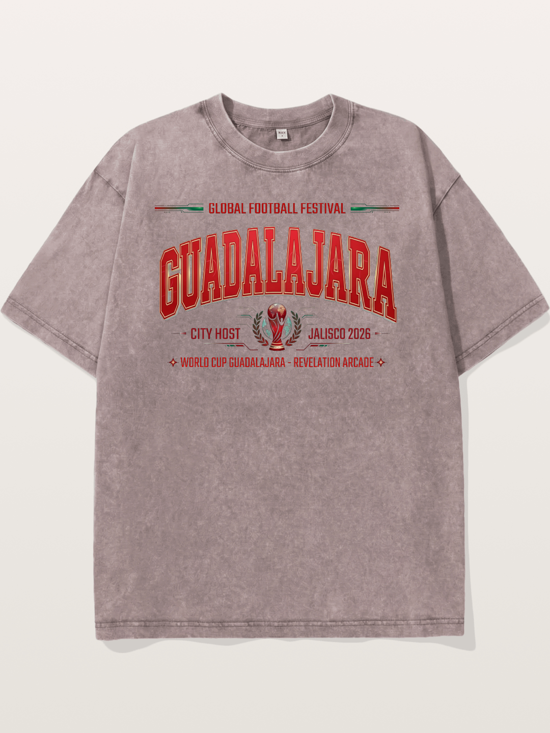 Guadalajara 2026 WC Host Print Washed T-shirt