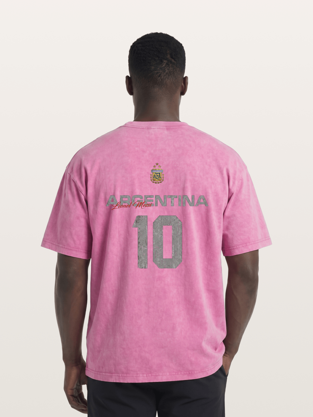 Argentina Messi 10 Retro Washed T-shirt