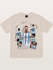 Lionel Messi Career Tribute Cotton T-shirt