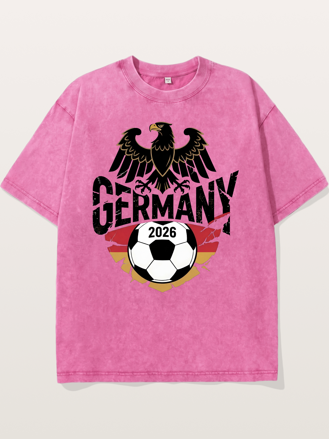 Germany 2026 Eagle Soccer Crest Washed T-shirt