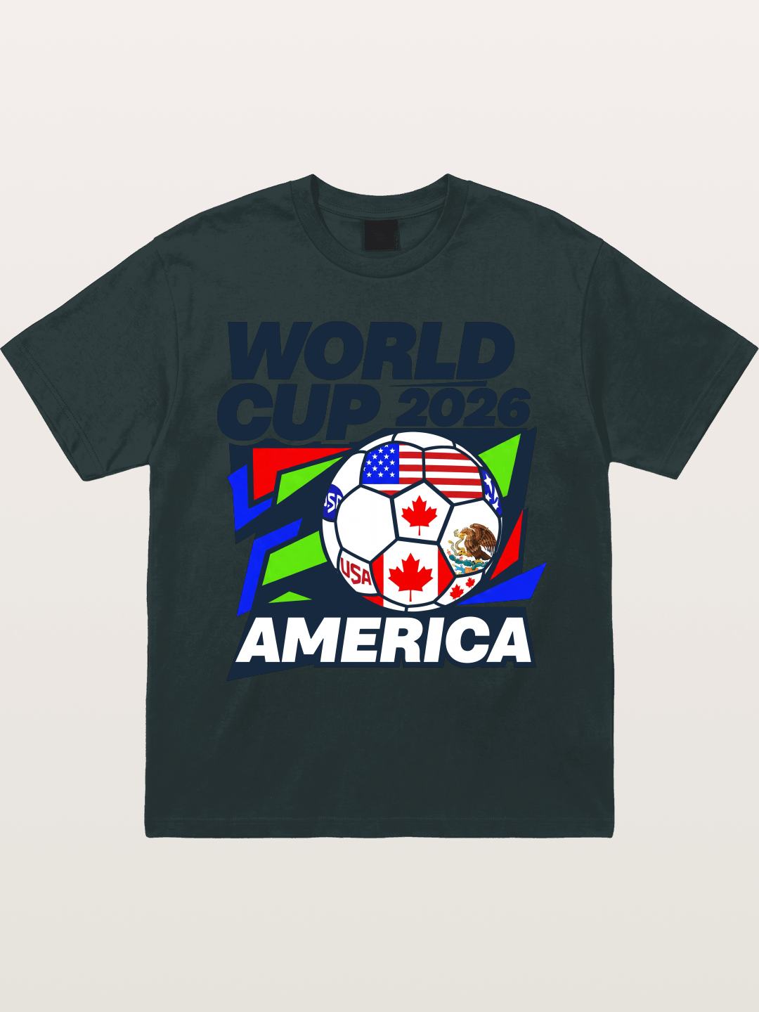World Cup 2026 America Geometric Gildan T-shirt