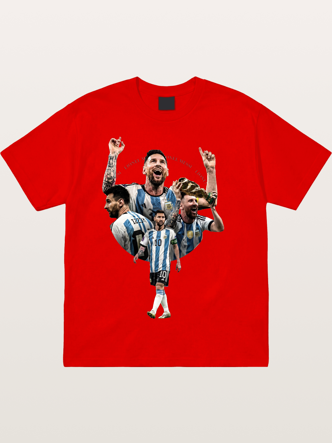 Messi World Champion Montage Cotton T-shirt