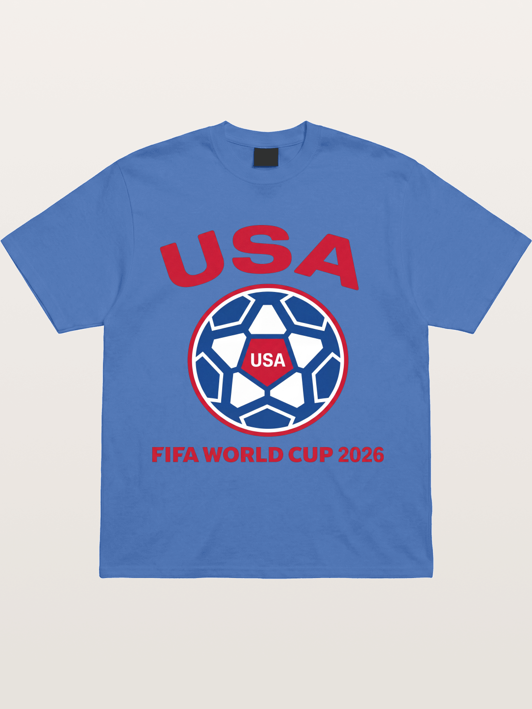 USA WC 2026 Soccer Ball Emblem Gildan T-shirt
