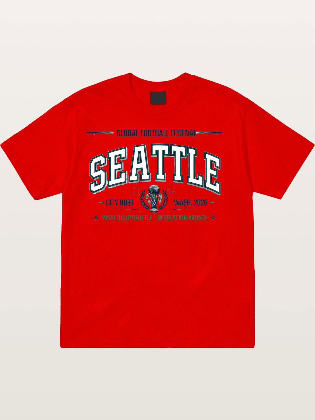 Seattle 2026 WC Host Print Cotton T-shirt