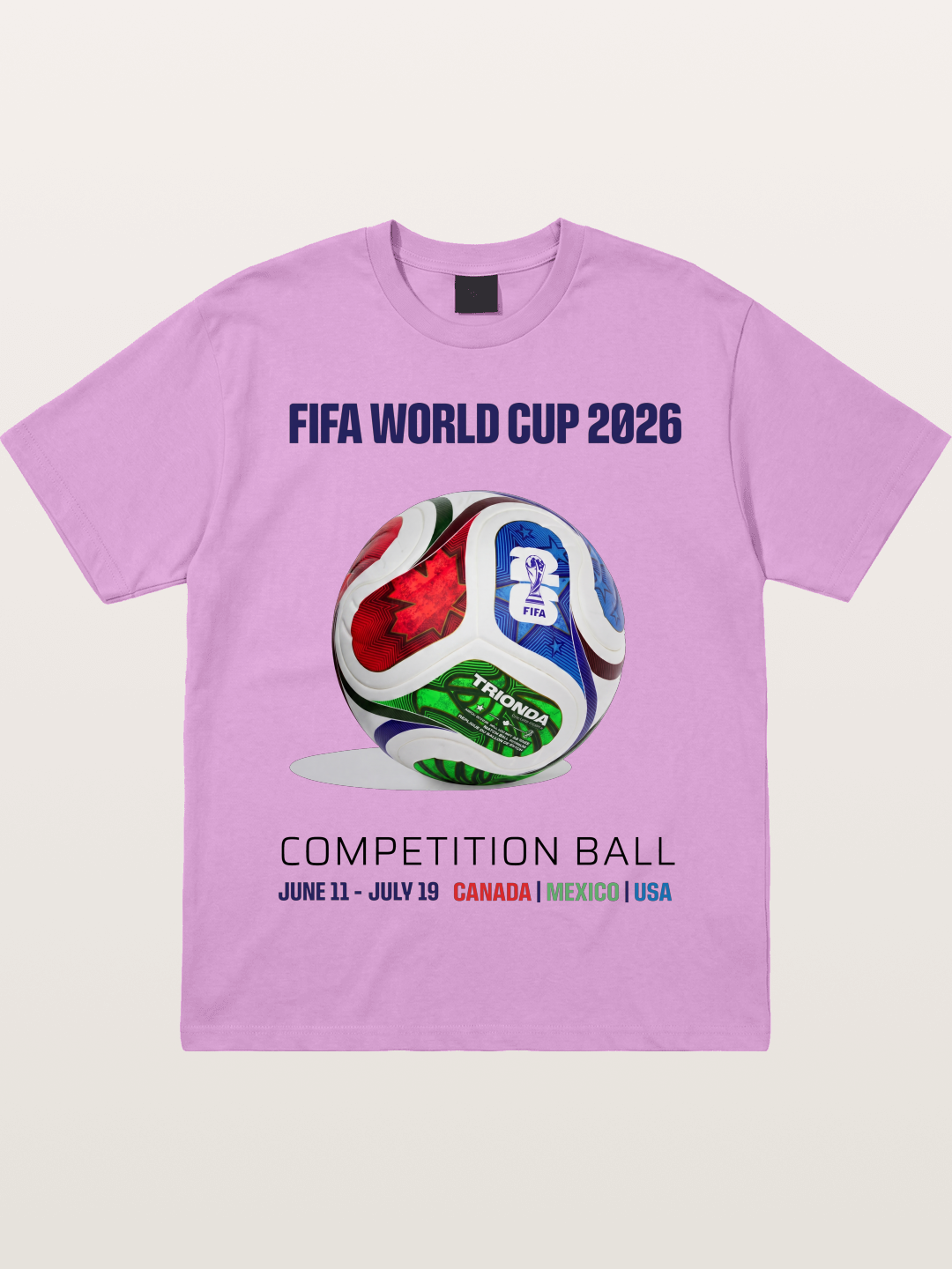 2026 World Cup Official Competition Ball Gildan T-shirt