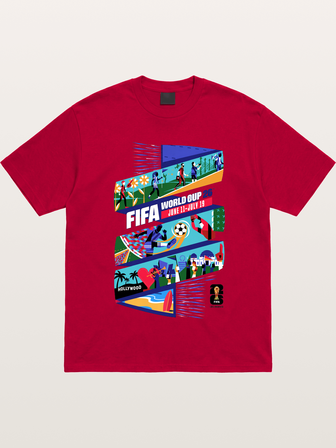 FIFA 2026 LA WC Poster Gildan T-shirt