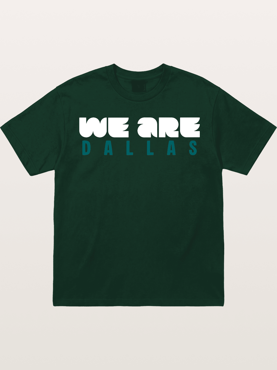 Dallas Teal Monochrome Print Gildan T-shirt