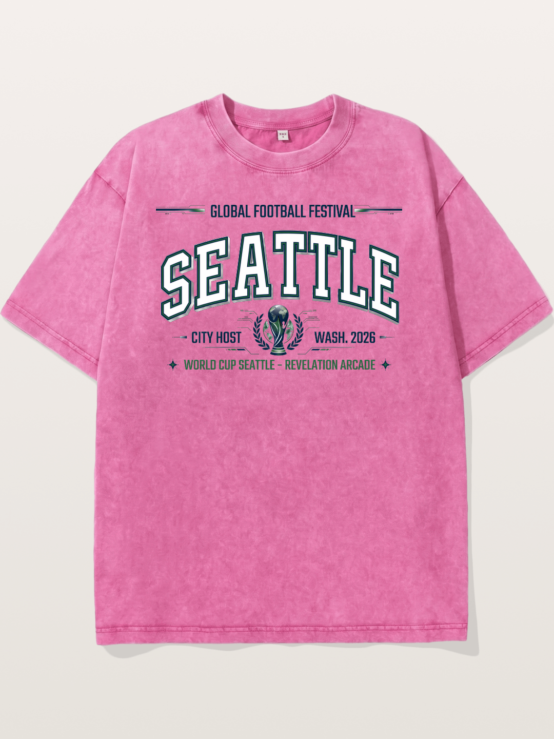 Seattle 2026 WC Host Print Washed T-shirt