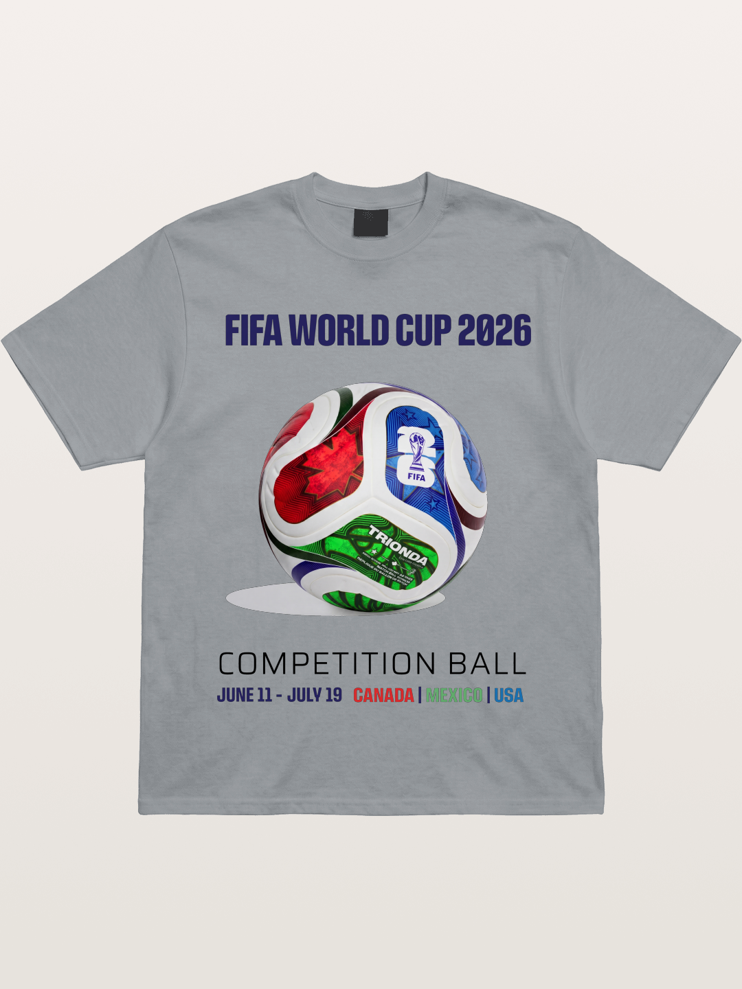 2026 World Cup Official Competition Ball Gildan T-shirt