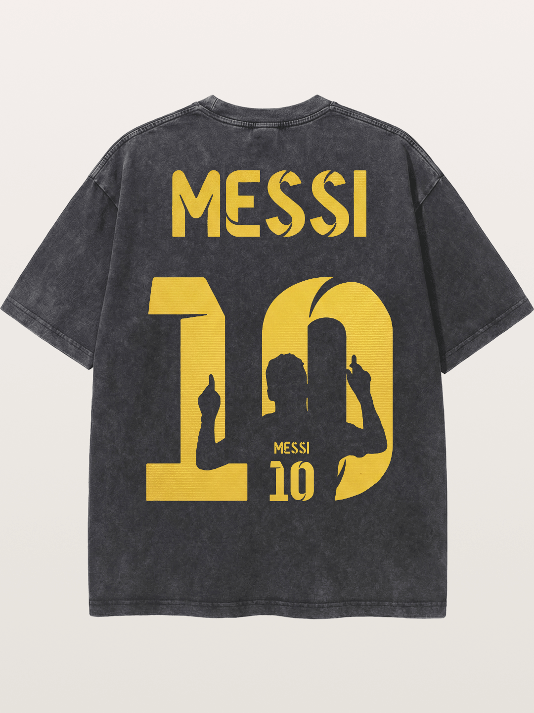 Messi No.10 Washed T-shirt