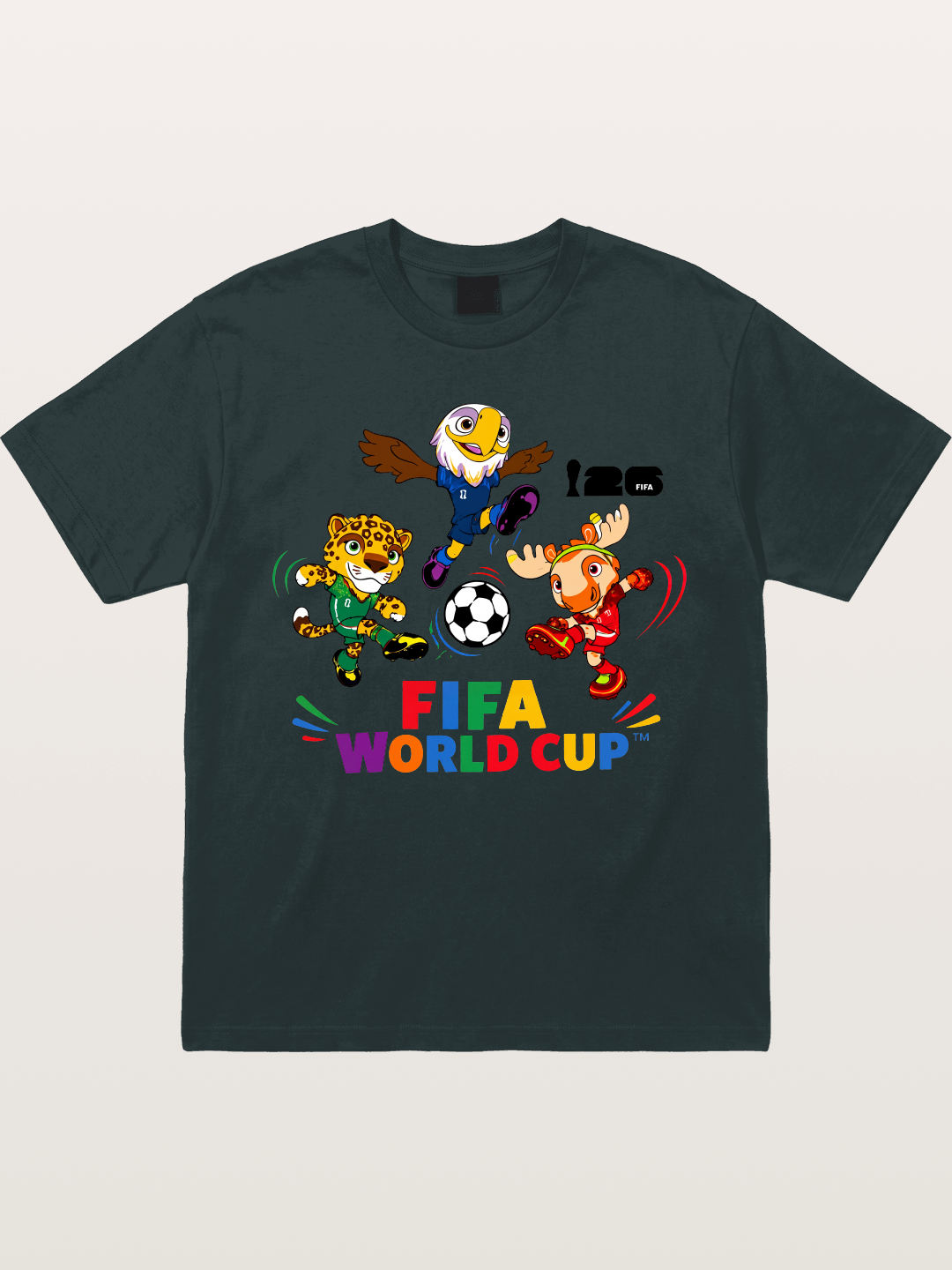 FIFA World Cup Mascots Print Gildan T-shirt