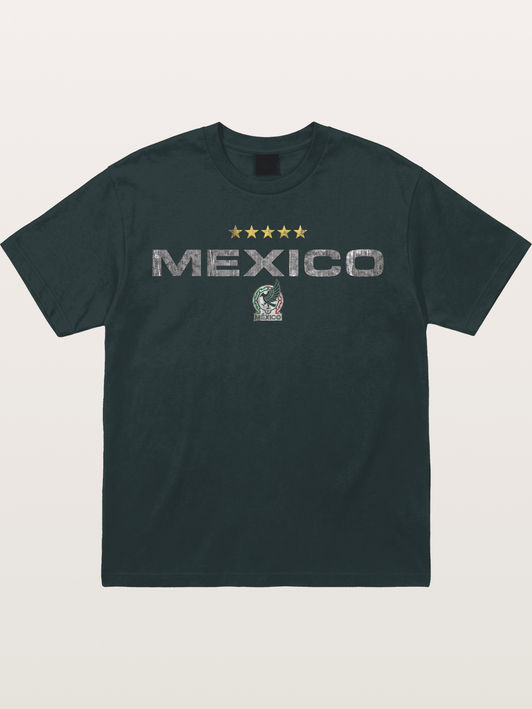 Mexico Football Retro Logo Gildan T-shirt