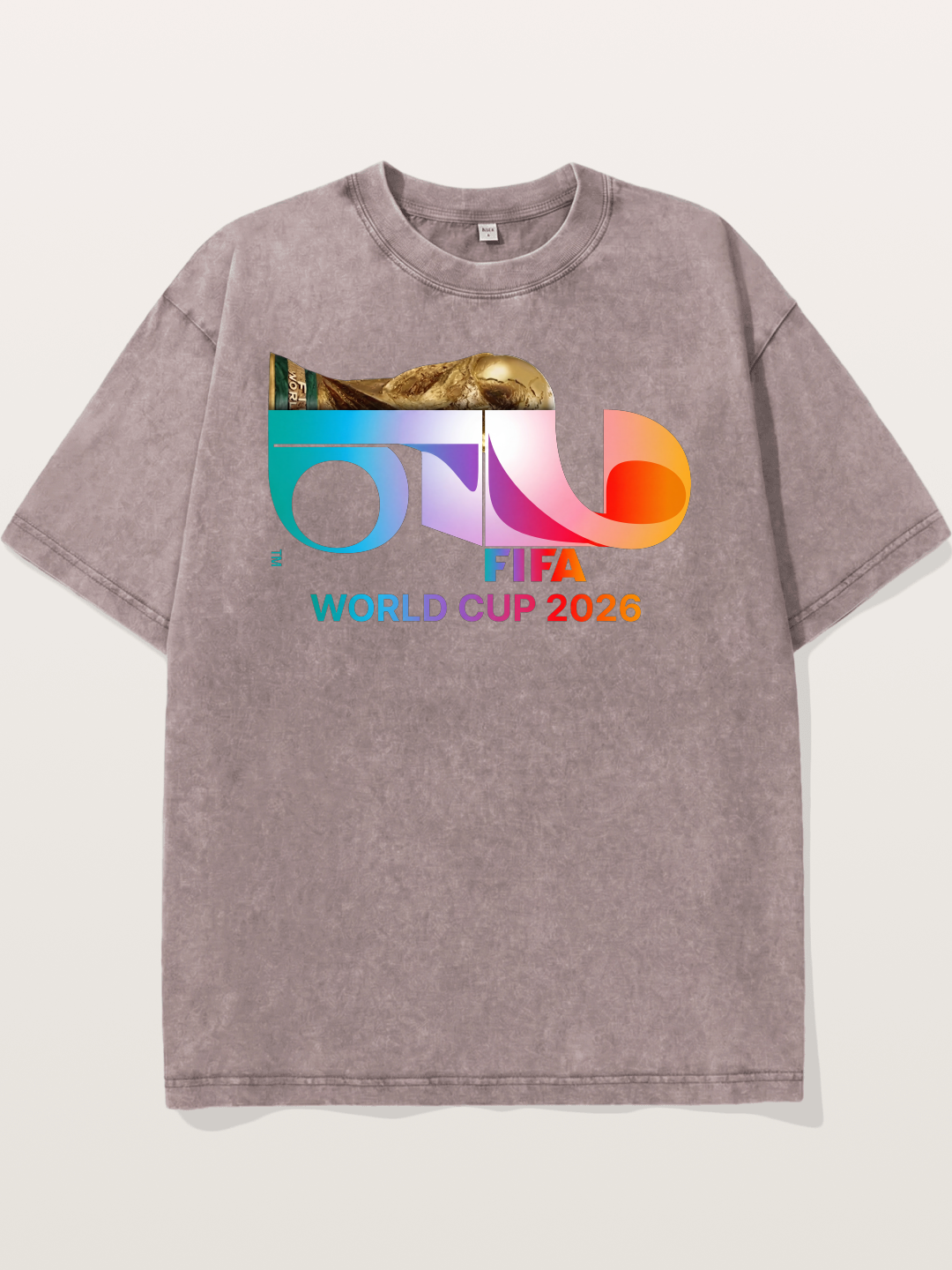 2026 FIFA World Cup Gradient Art Washed T-shirt