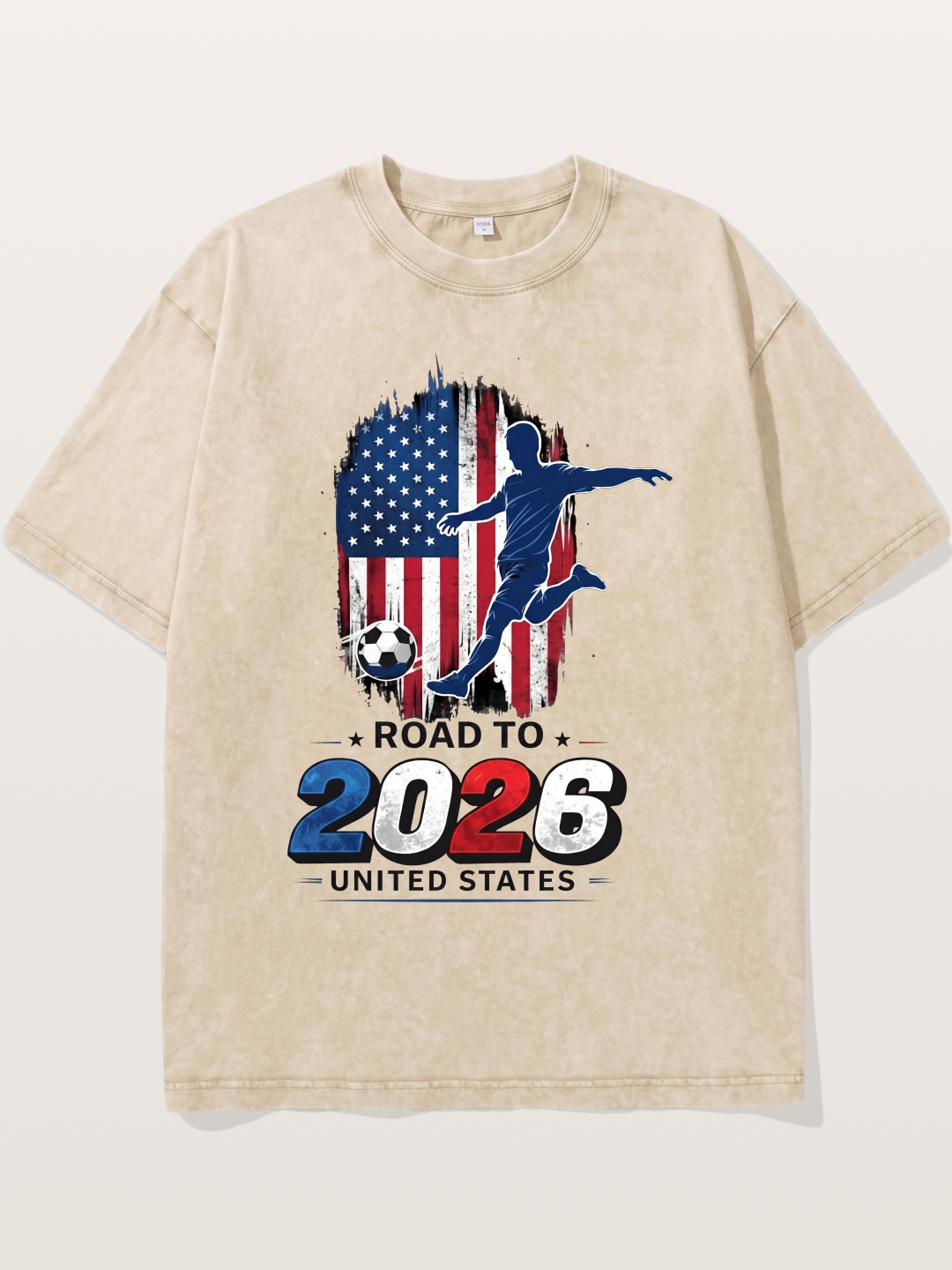 Road to 2026 USA Soccer Player Washed T-shirt