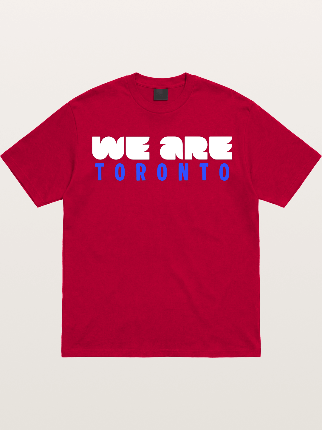 Toronto Blue-Red Two-Tone Text Gildan T-shirt