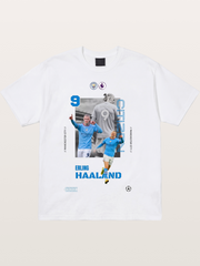 Haaland City Montage Print Cotton T-shirt