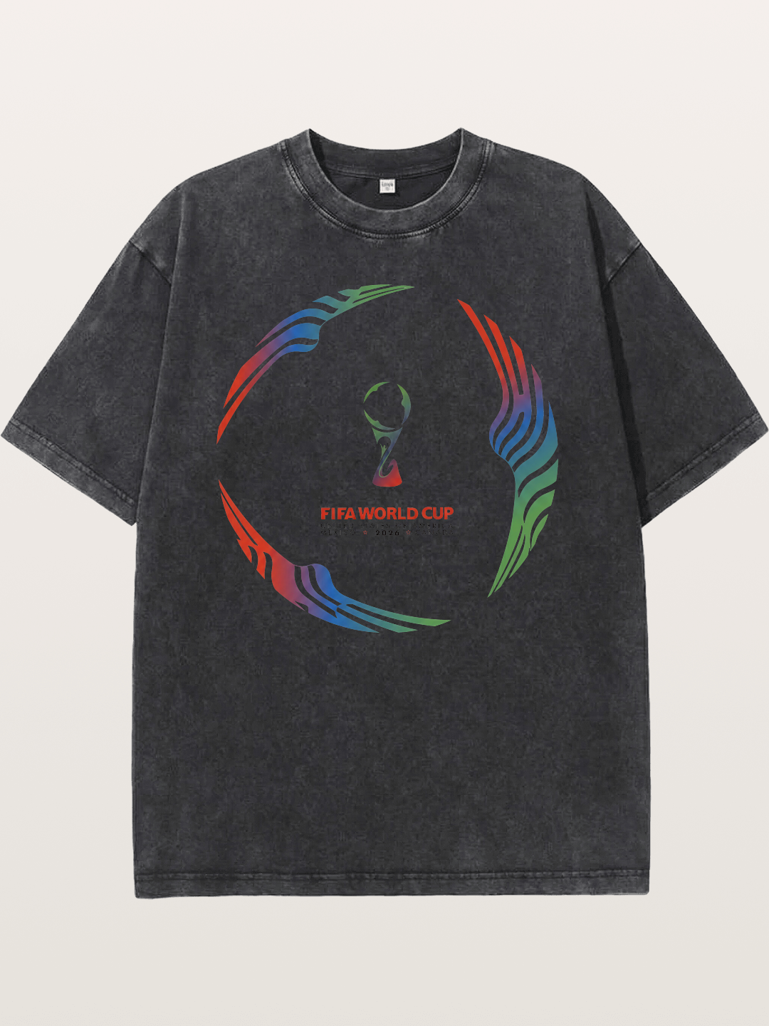 2026 World Cup Official Logo Washed T-shirt
