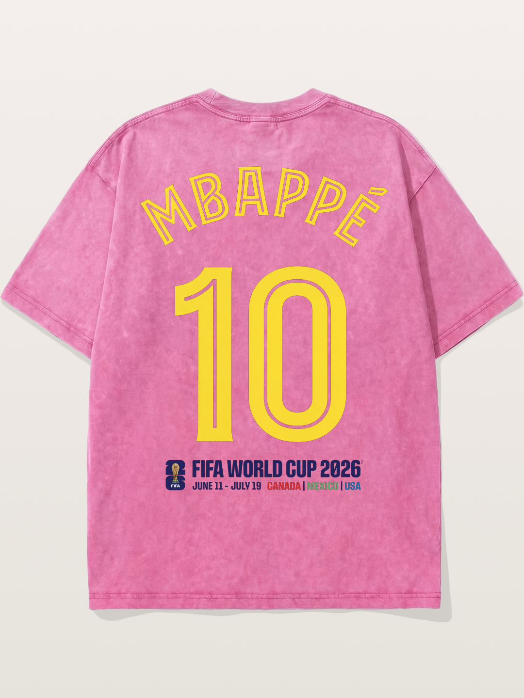 Mbappé 10 World Cup 2026 Washed T-shirt
