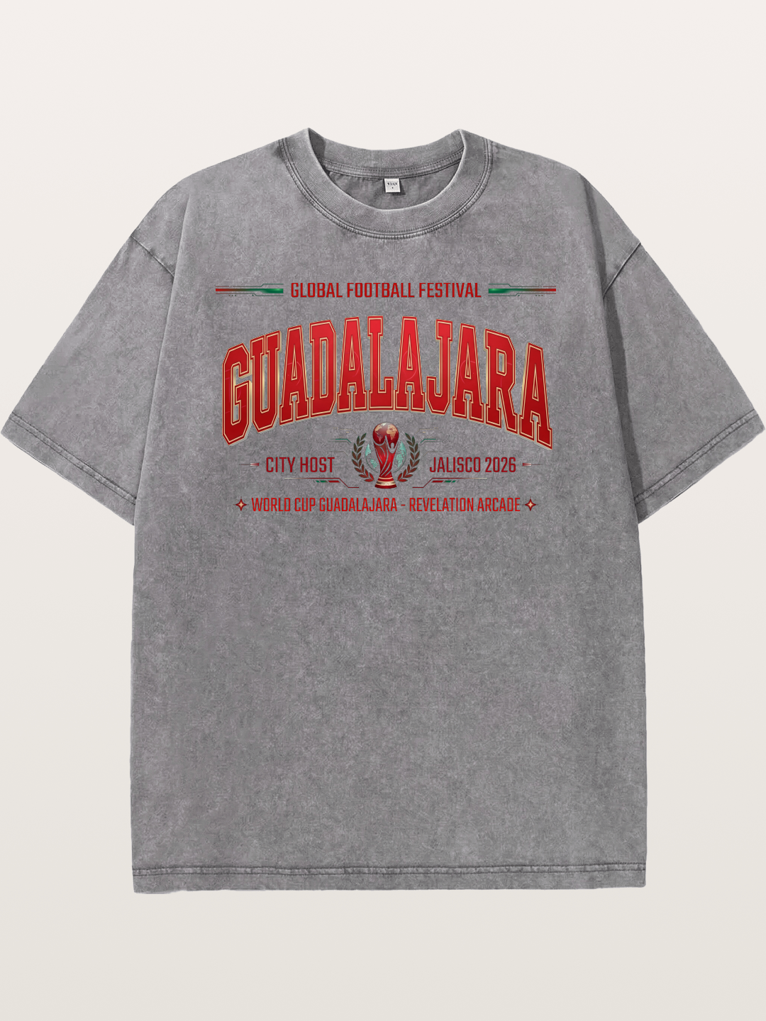 Guadalajara 2026 WC Host Print Washed T-shirt