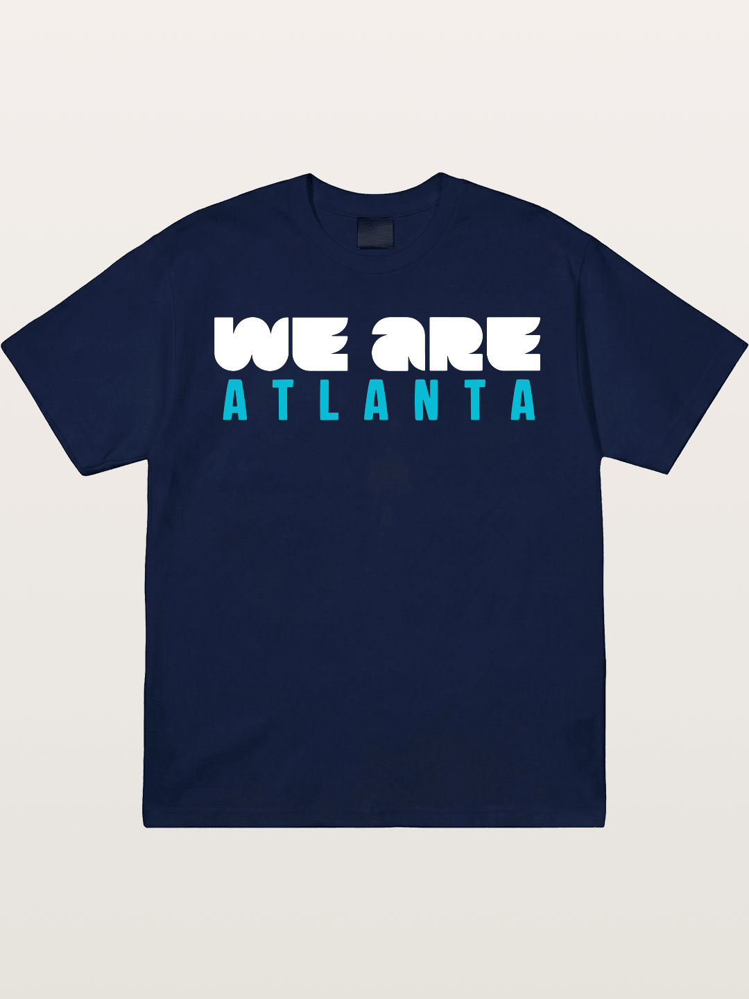 Atlanta Two-Tone Typography Gildan T-shirt
