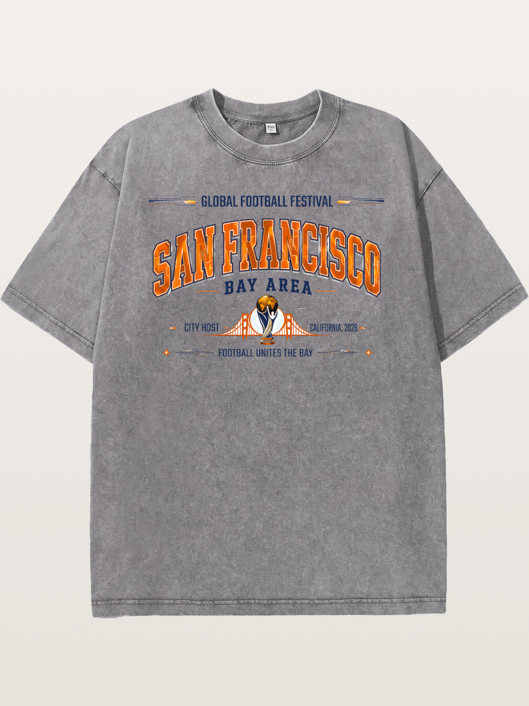 San Francisco WC Bay Area Art Washed T-shirt