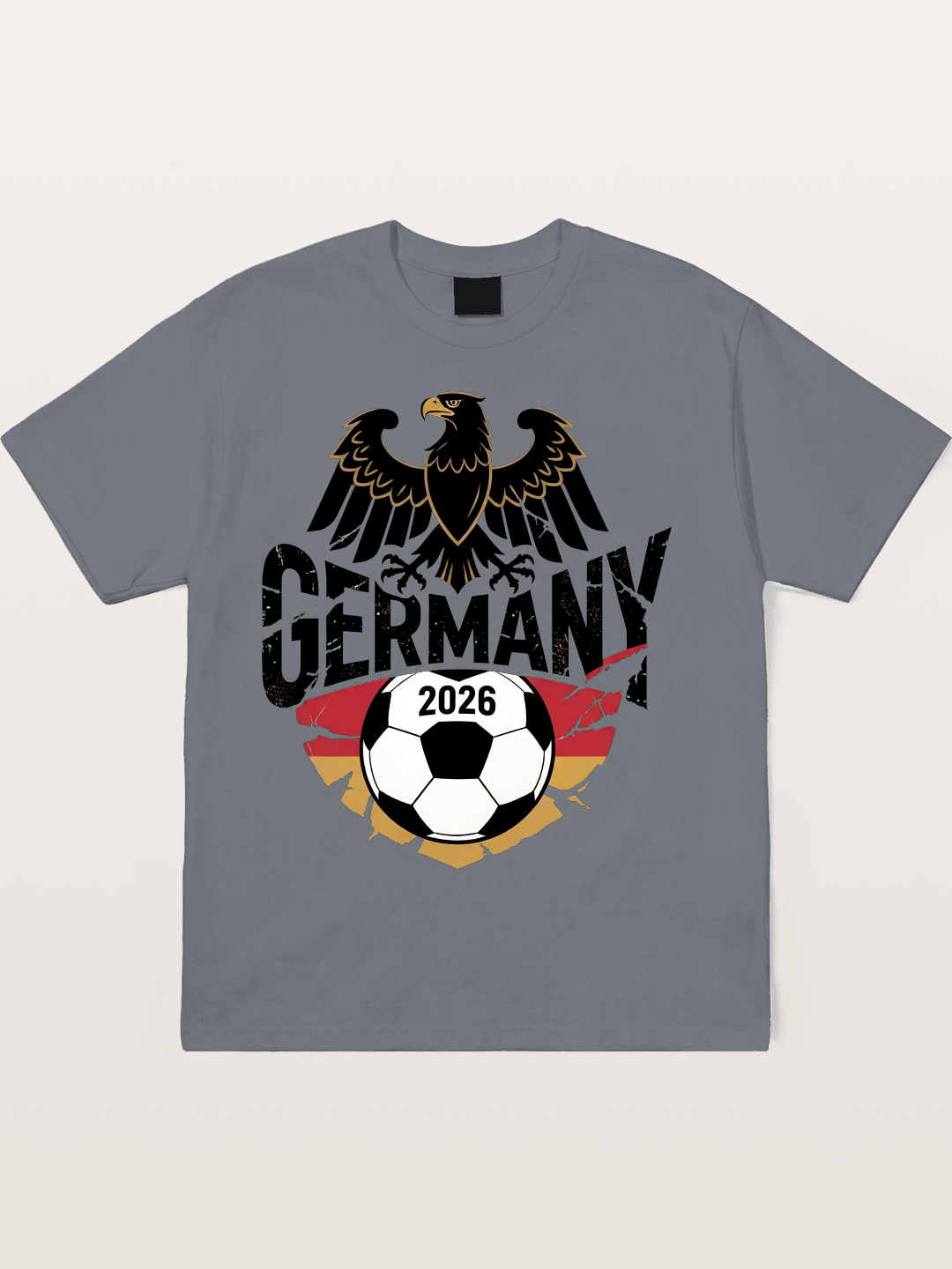 Germany 2026 Eagle Soccer Crest Cotton T-shirt
