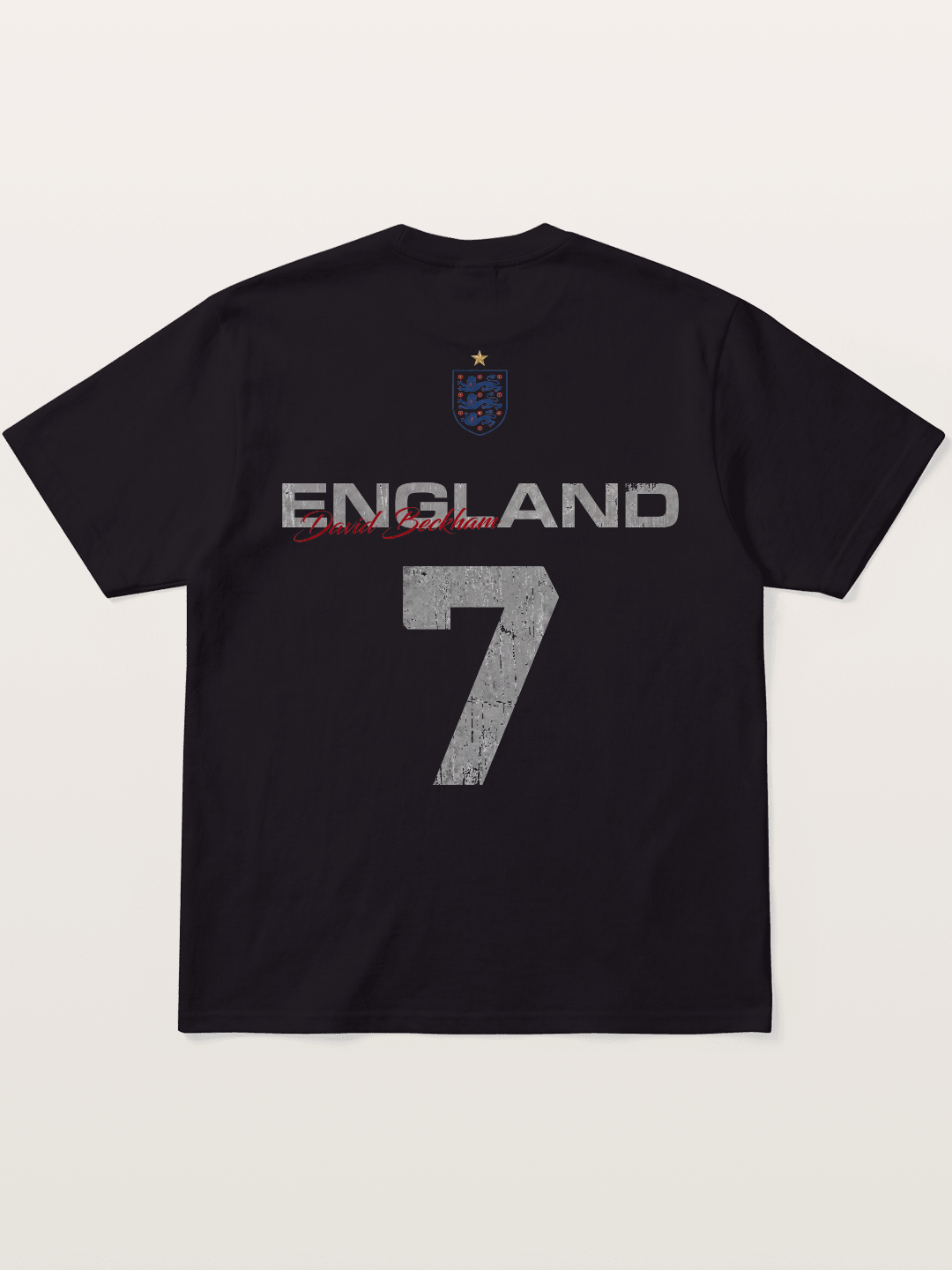 England Beckham 7 Vintage Gildan T-shirt