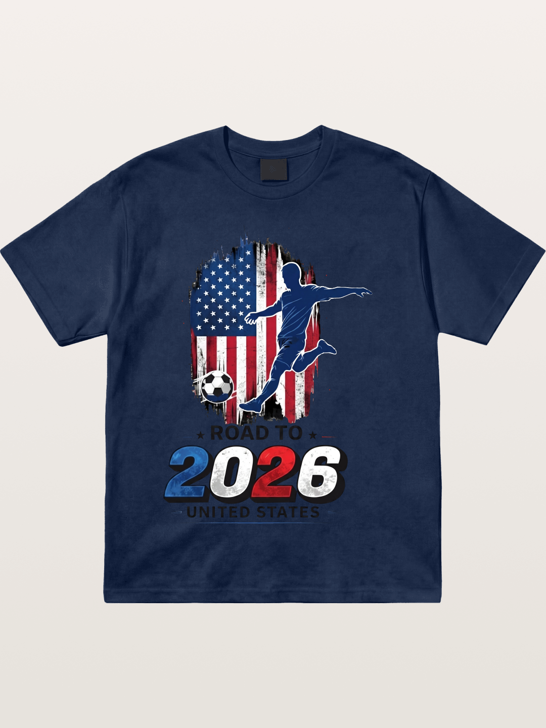 Road to 2026 USA Soccer Player Cotton T-shirt