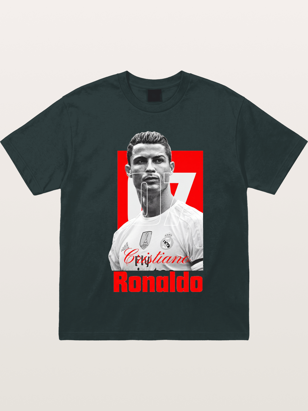Ronaldo Real Madrid Number 7 Gildan T-shirt