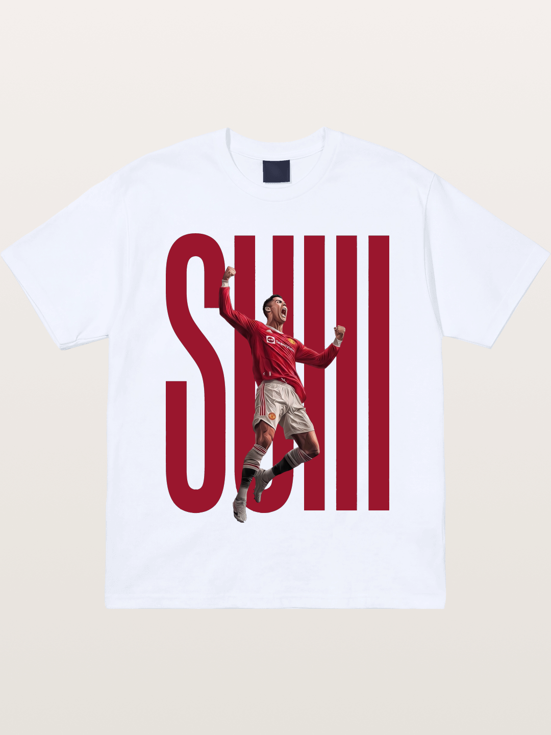Ronaldo Manchester United Goal Pose Gildan T-shirt