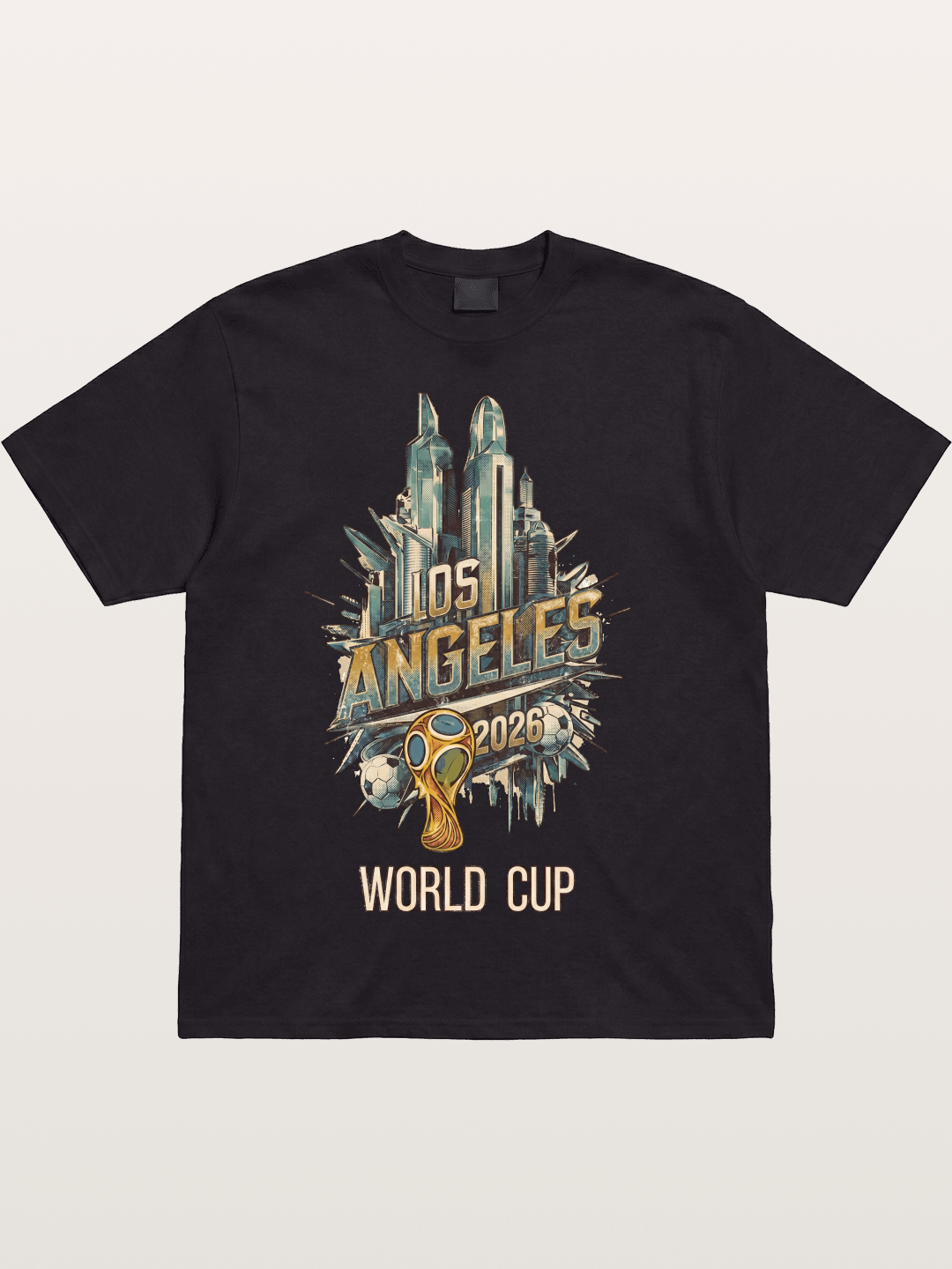 LA World Cup 2026 Emblem Cotton T-shirt