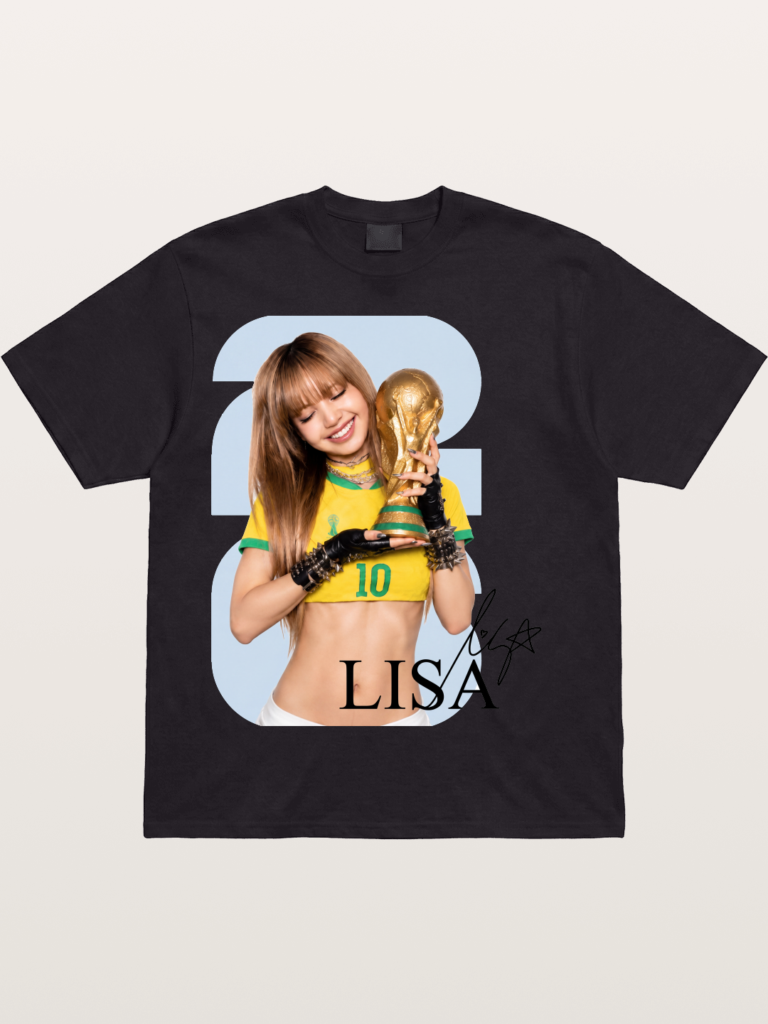 Lisa WC Trophy Portrait Cotton T-shirt